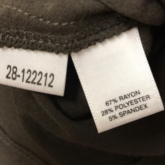 2/$15 - Ann Taylor LOFT Brown Wrap Shirt - Picture 4 of 8